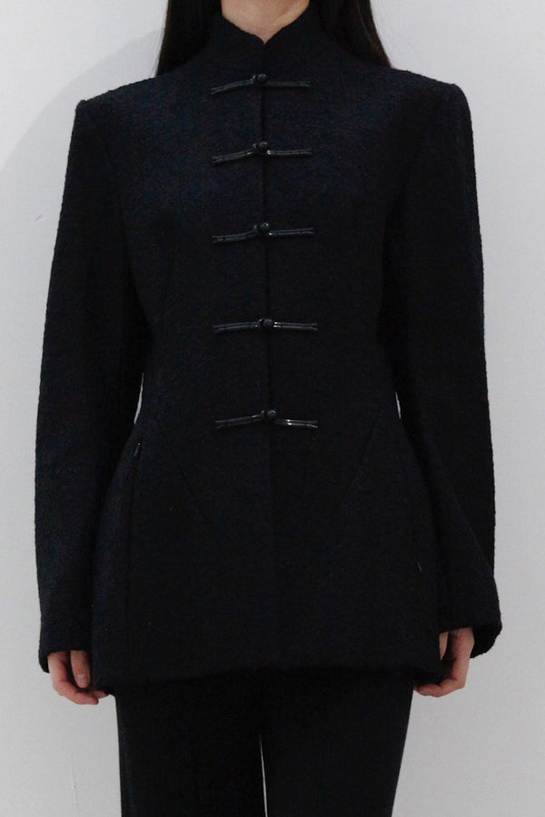 SAMUEL GUI YANG Wool Jacket AW22LEE01-1 Black